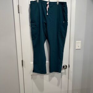 Figs Men Teal Scrub Pants